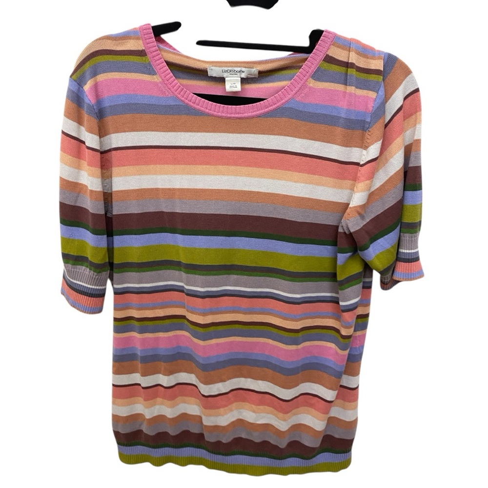 Liz Claiborne stripped top.